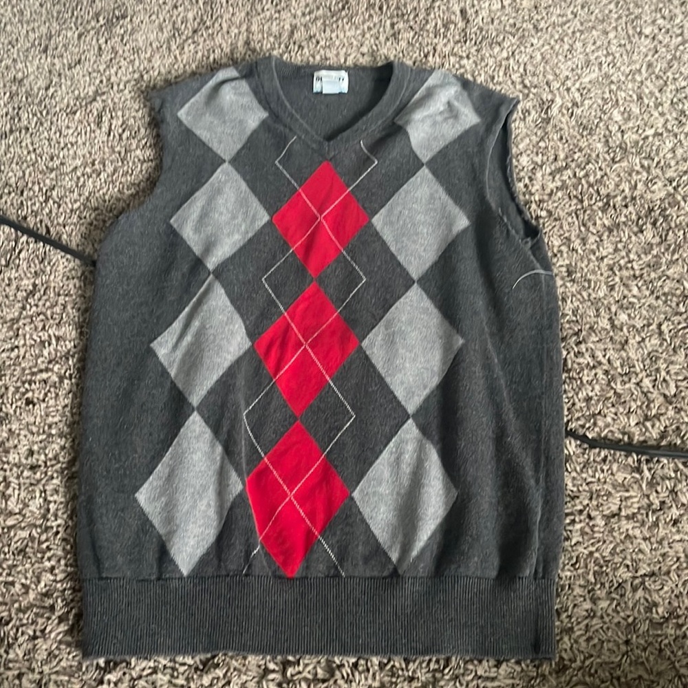 patterned vest